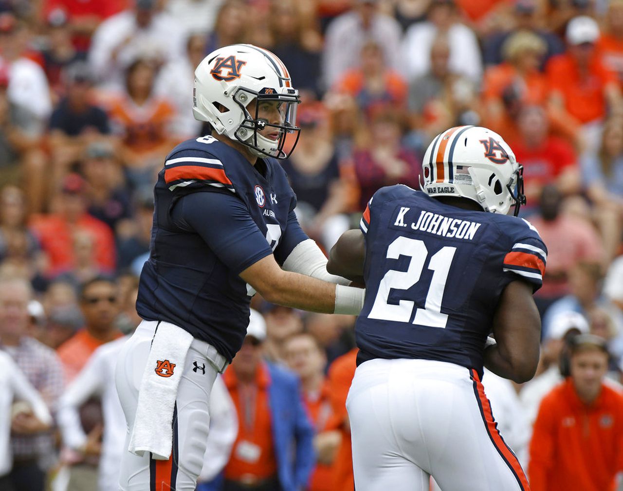 Jarrett Stidham, Kerryon Johnson