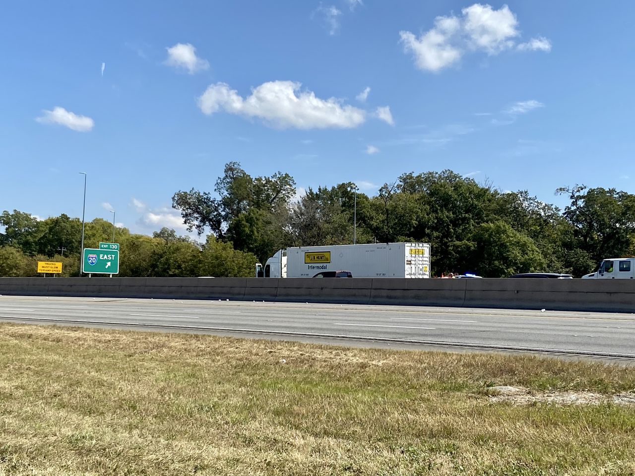 74-year-old woman killed when she crashed into parked 18-wheeler on I-59 in Birmingham