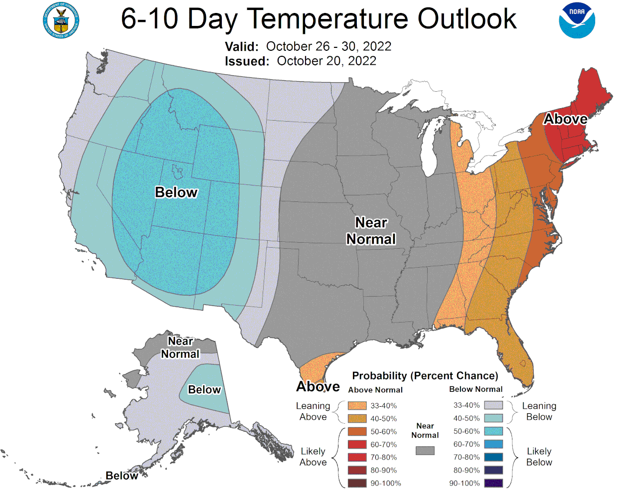 Temperature outlook