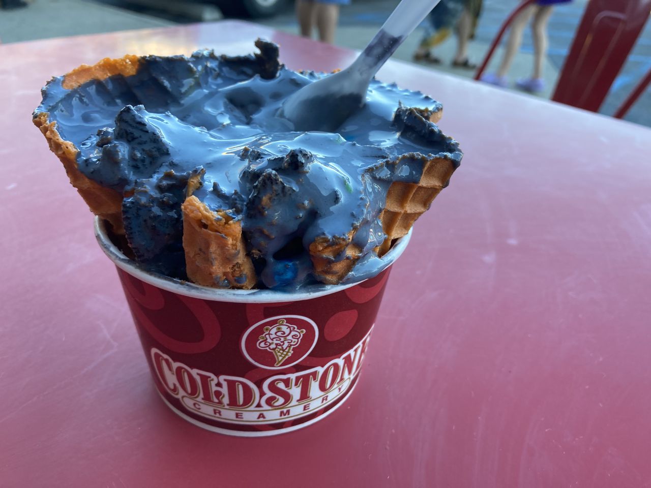 Black ice cream for Halloween? We tried Cold Stone’s Boo Batter so you don’t have to