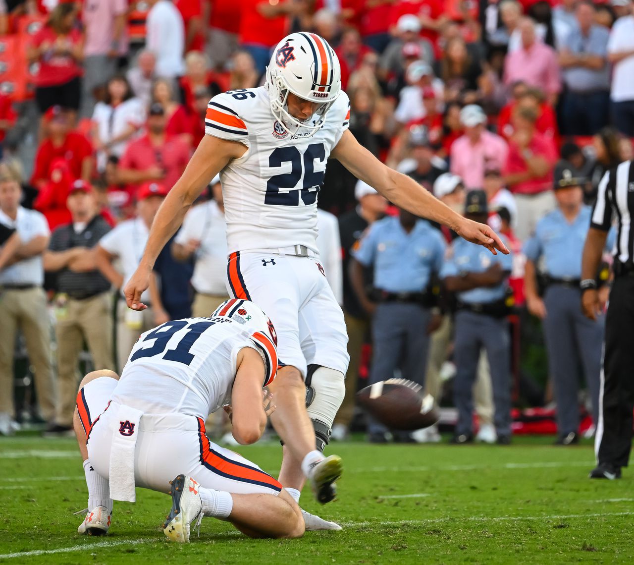 Bryan Harsin: “freaking frustrated” by miscues during Auburn’s 42-10 loss at No.2 Georgia