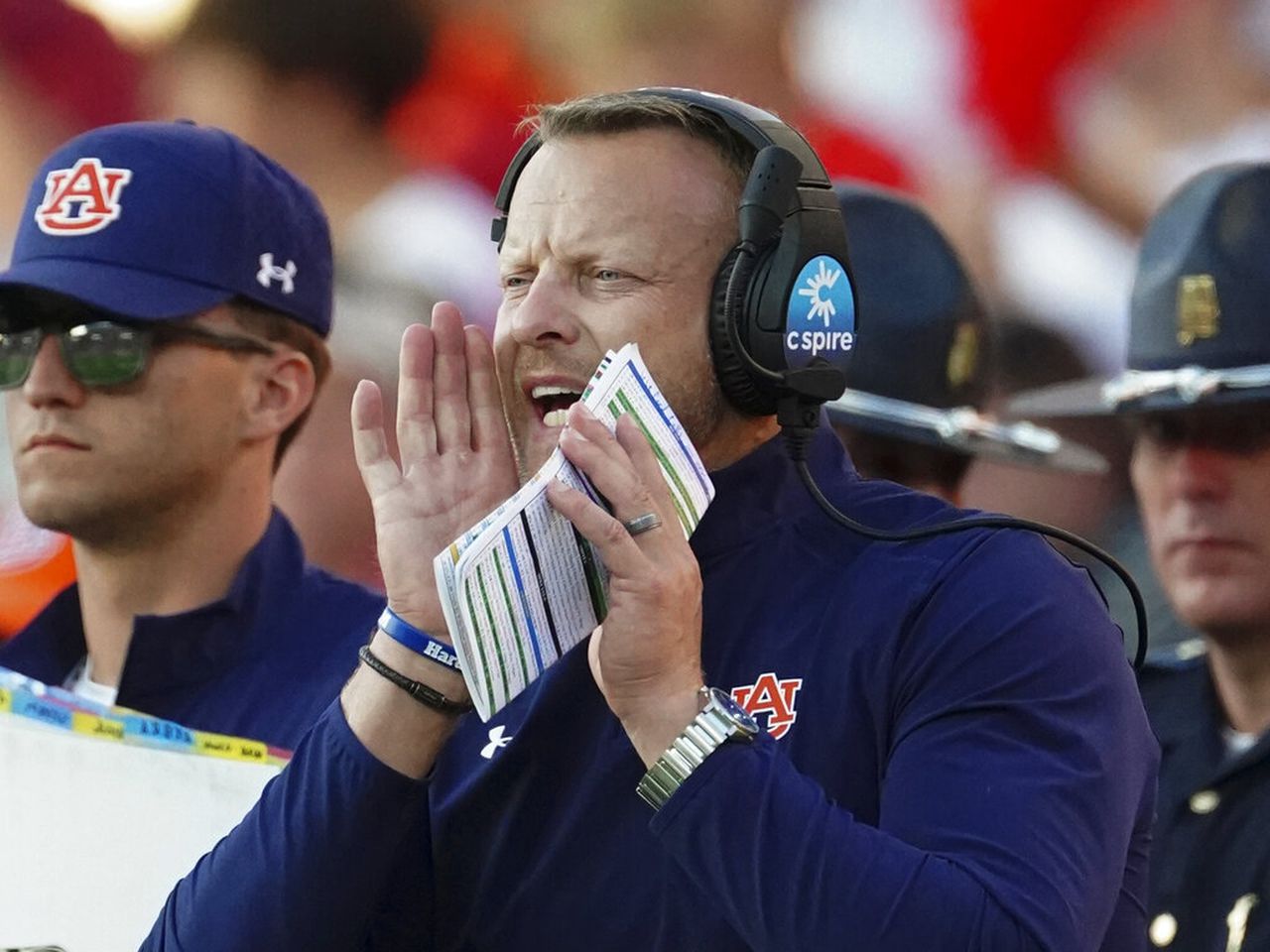 Bryan Harsin justifies failed fake punt attempt against Georgia