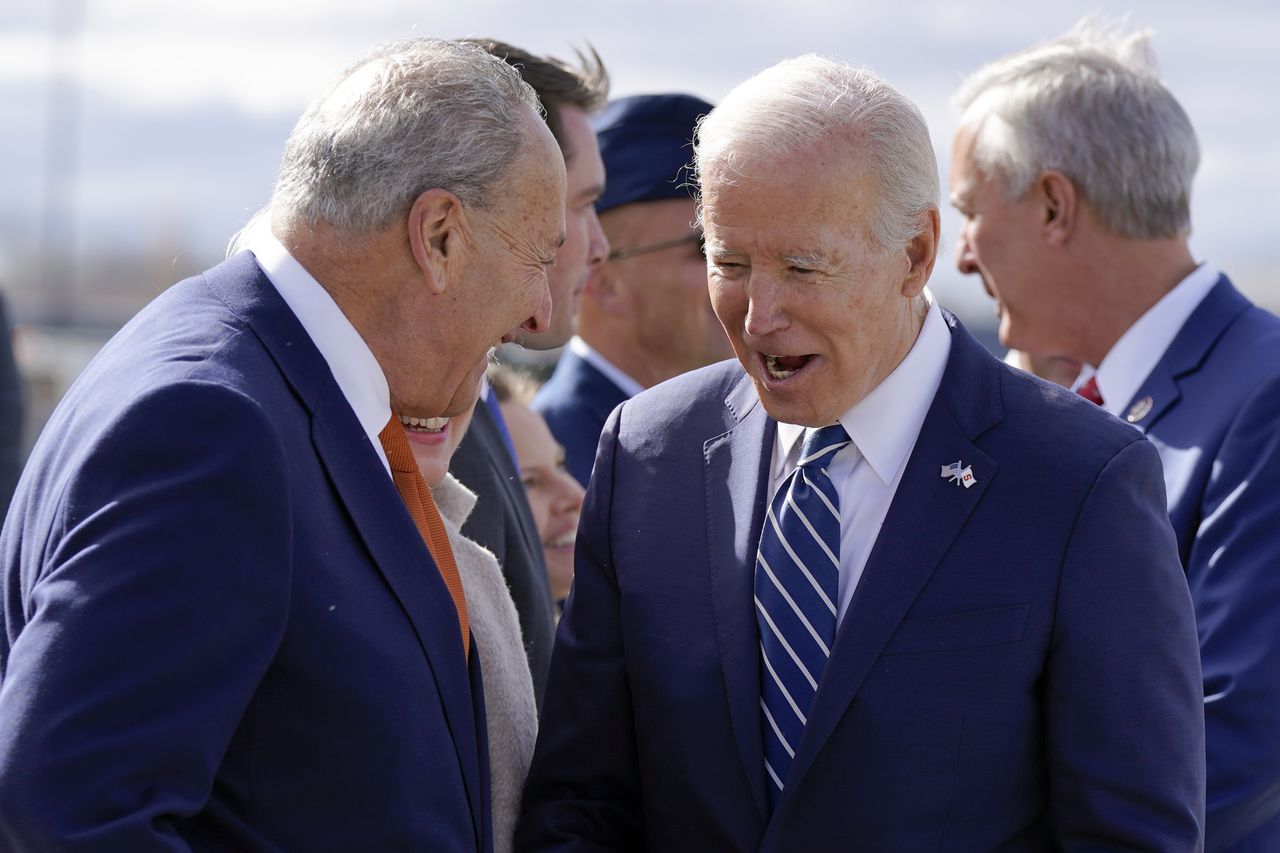 Chuck Schumer, Joe Biden caught on hot mic: ‘We’re going downhill’ in Georgia Senate race