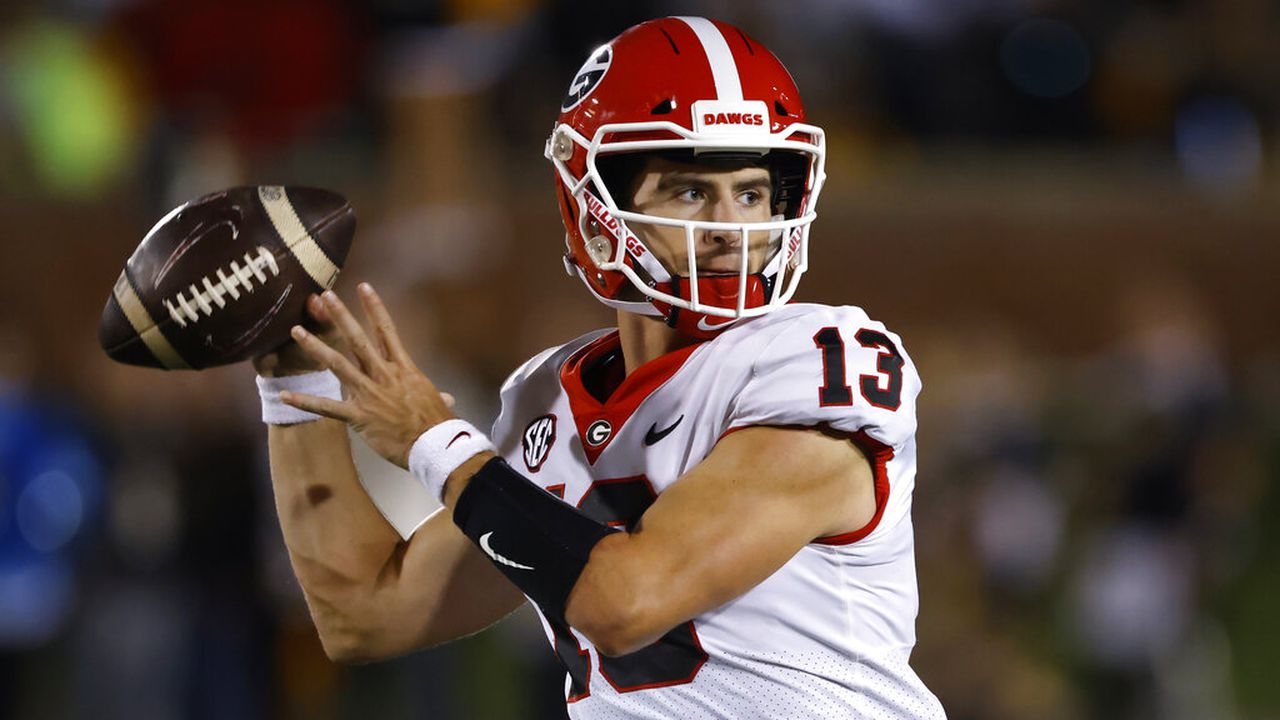 Georgia’s Stetson Bennett reminds Bryan Harsin of his greatest QB protege