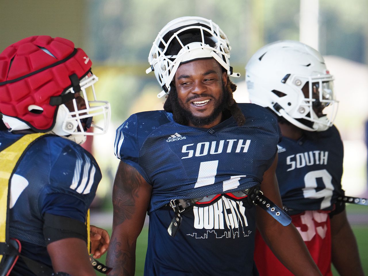 South Alabama football practice