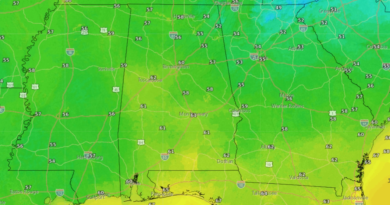 Sunday morning lows