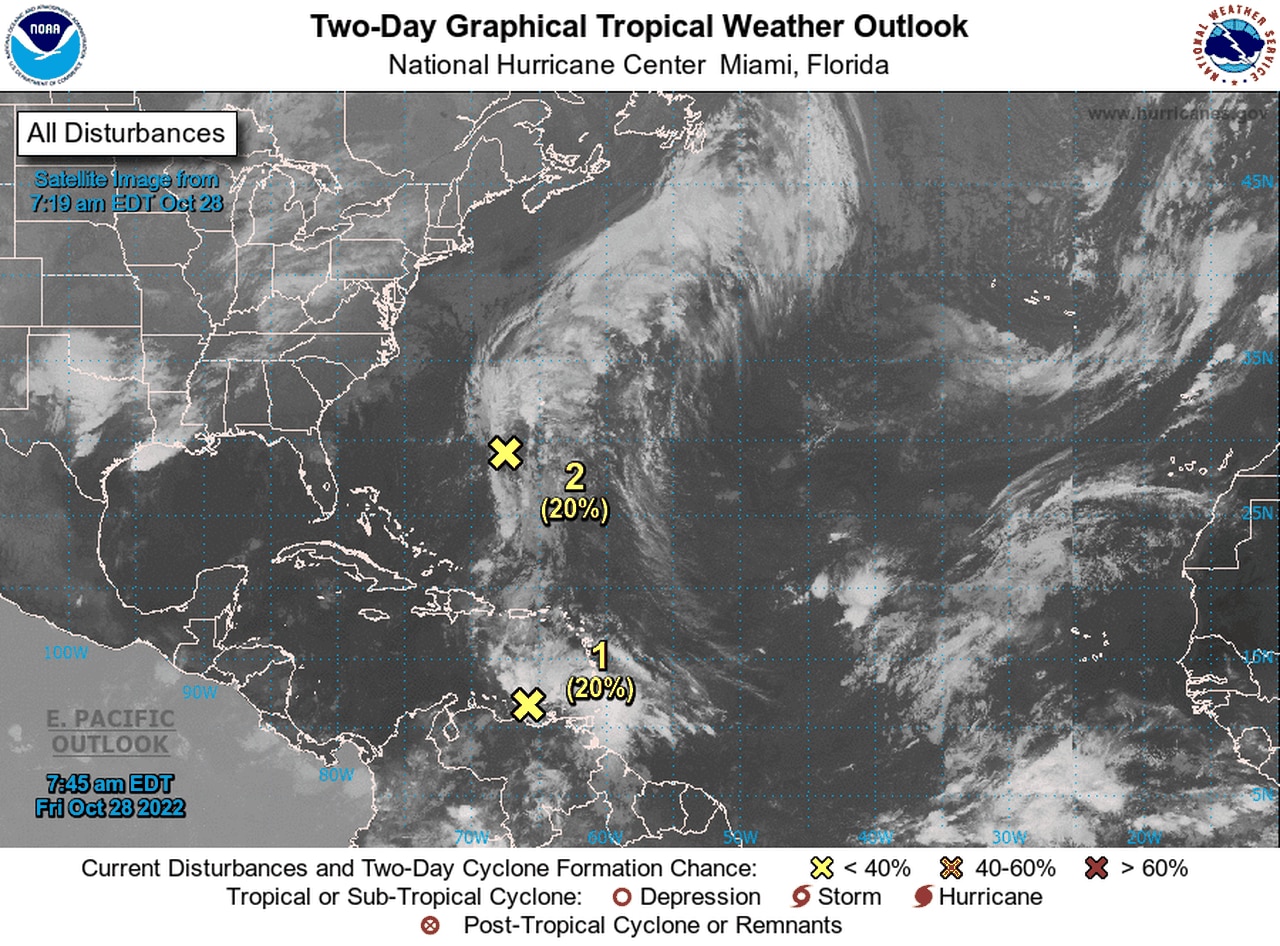 High chance tropical depression forms soon in Caribbean