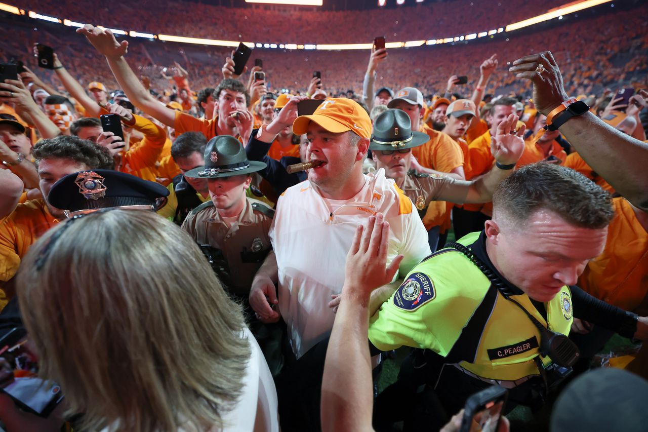 Inside an epic field storming after Tennessee win