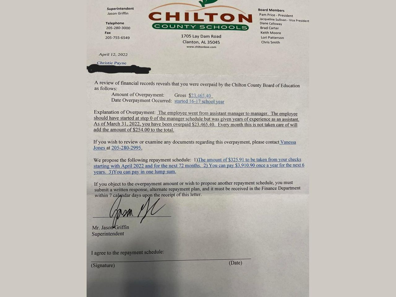 Judge allows suit over Chilton County school overpayments to proceed