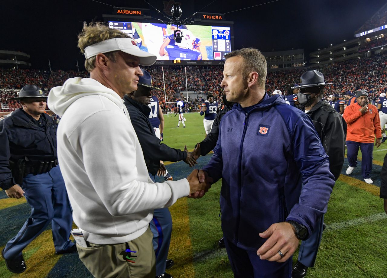 Lane Kiffin expresses ‘empathy’ for Bryan Harsin after firing from Auburn