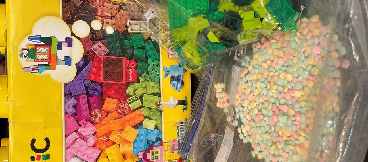 LEGO box filled with 15,000 rainbow fentanyl pills seized in New York