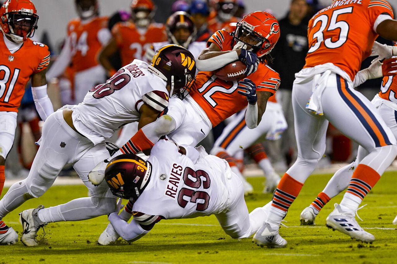 NFL Thursday night: Commanders hold off Chicago