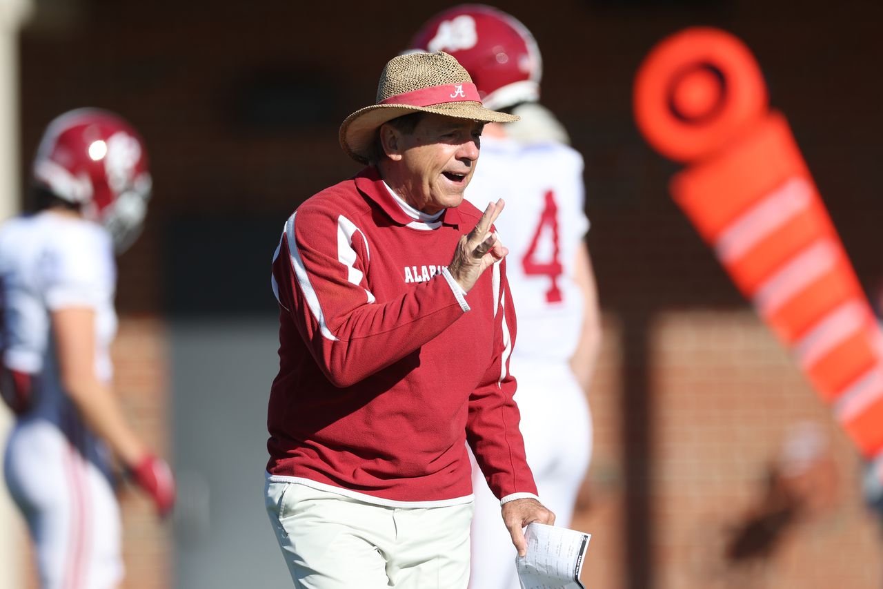 Nick Saban addresses media ahead of Mississippi State game