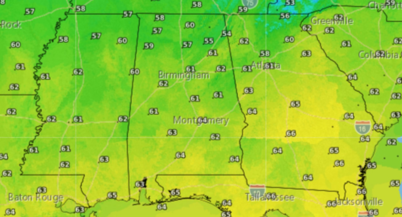 Record low temperatures hit Alabama: Montana is warmer than Birmingham