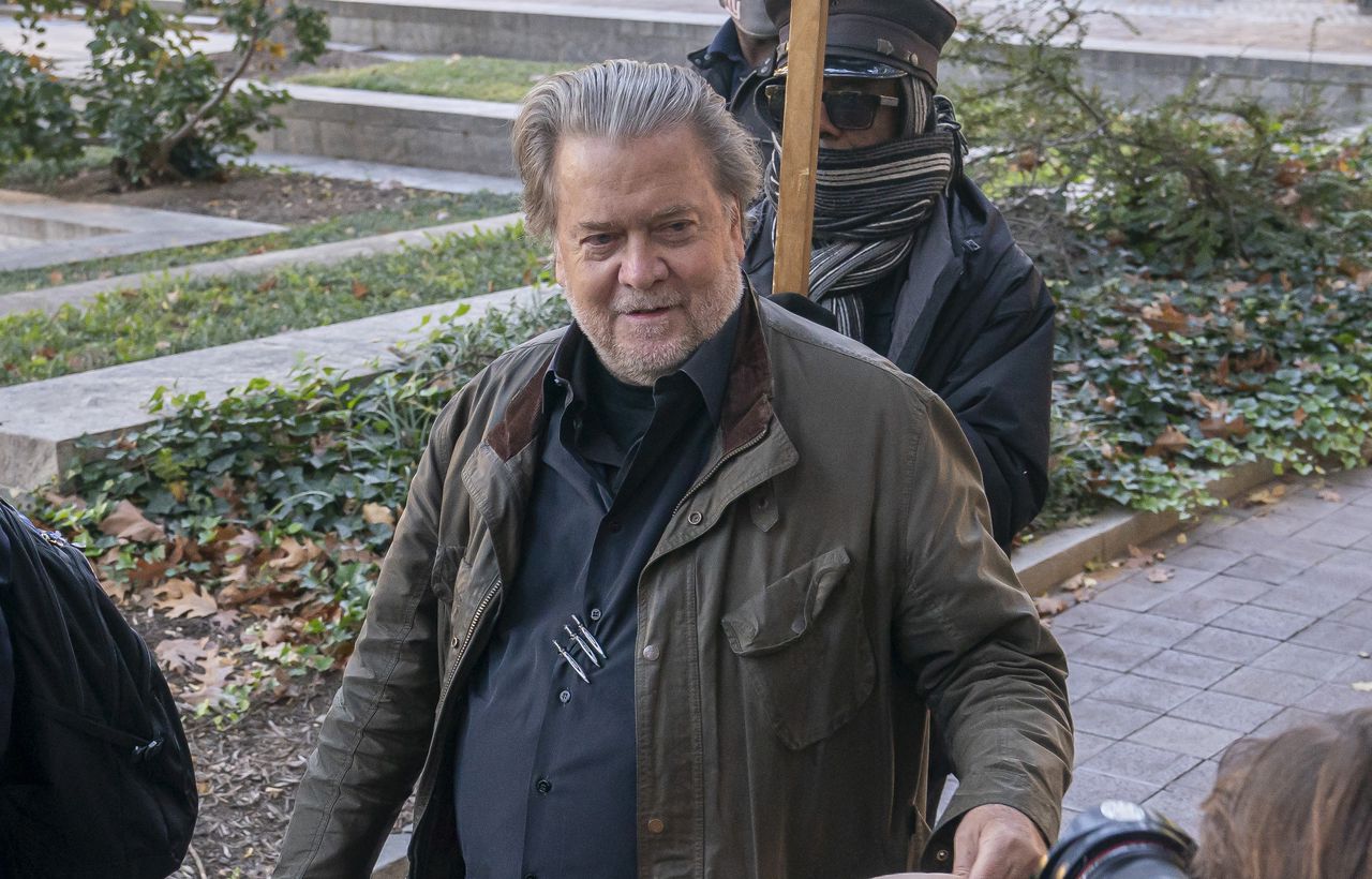 Steve Bannon gets 4 months behind bars for defying Jan. 6 subpoena