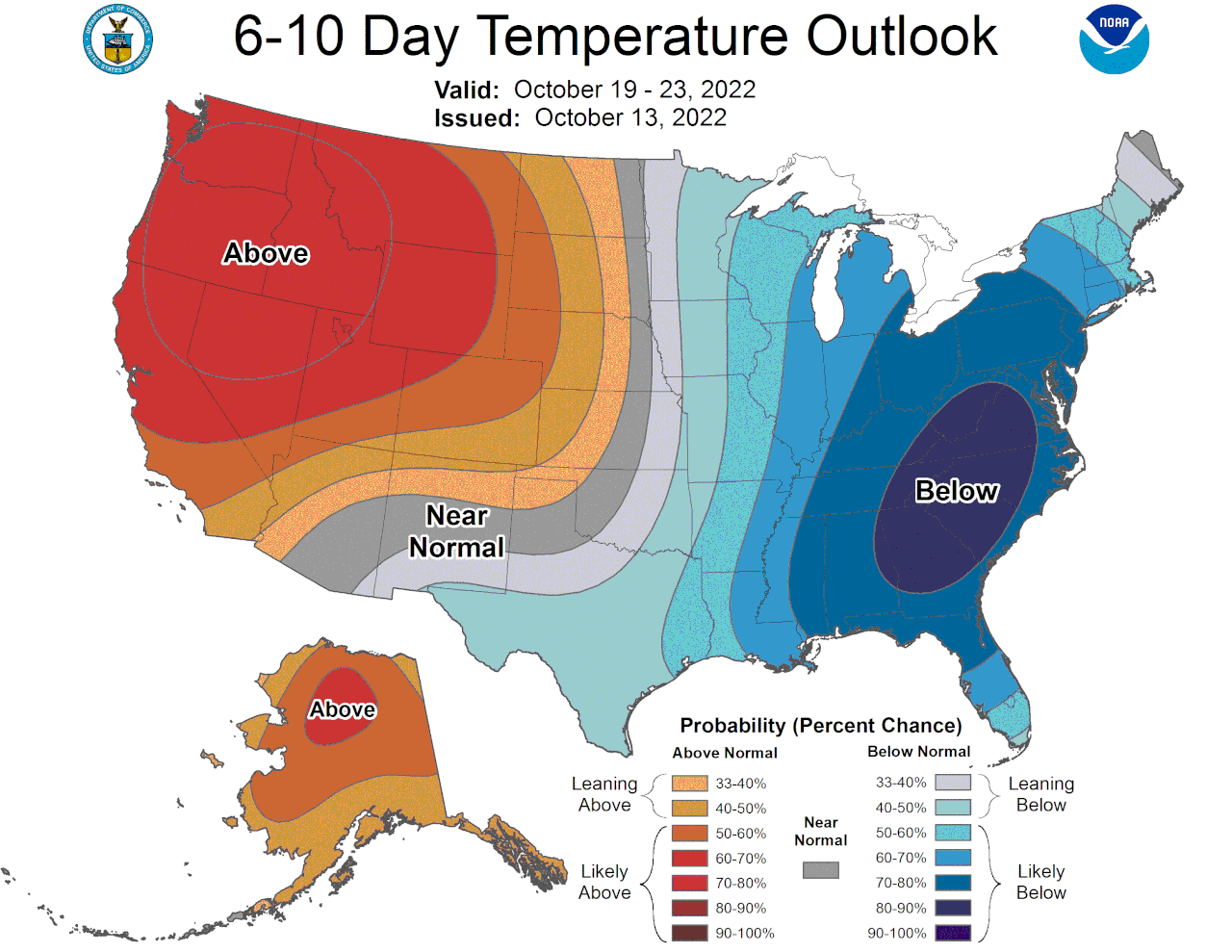 Temperature outlook