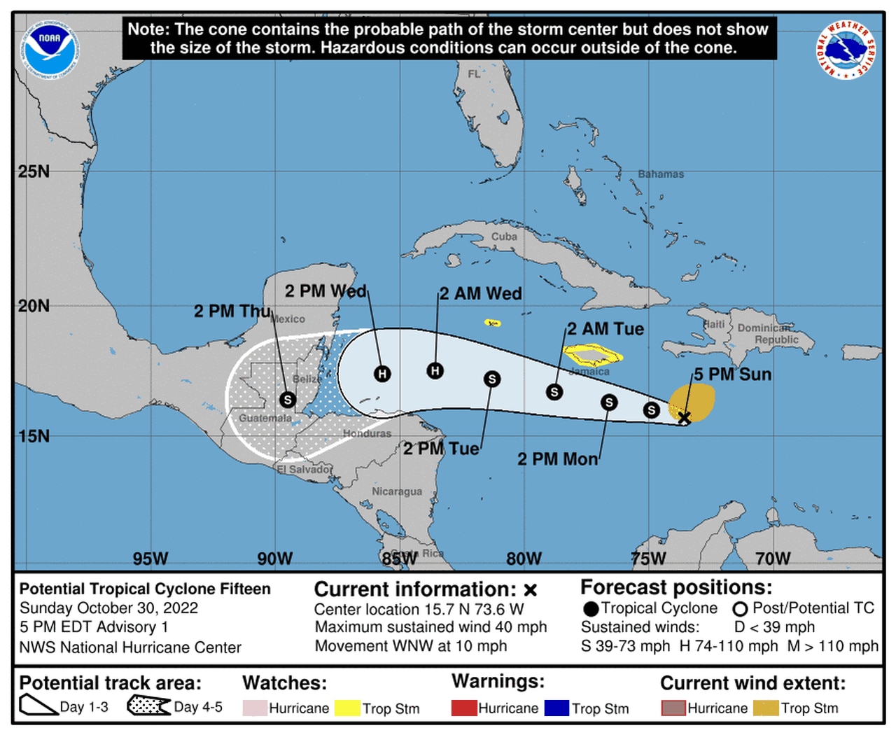 Tropical Storm Lisa could form later today in Caribbean