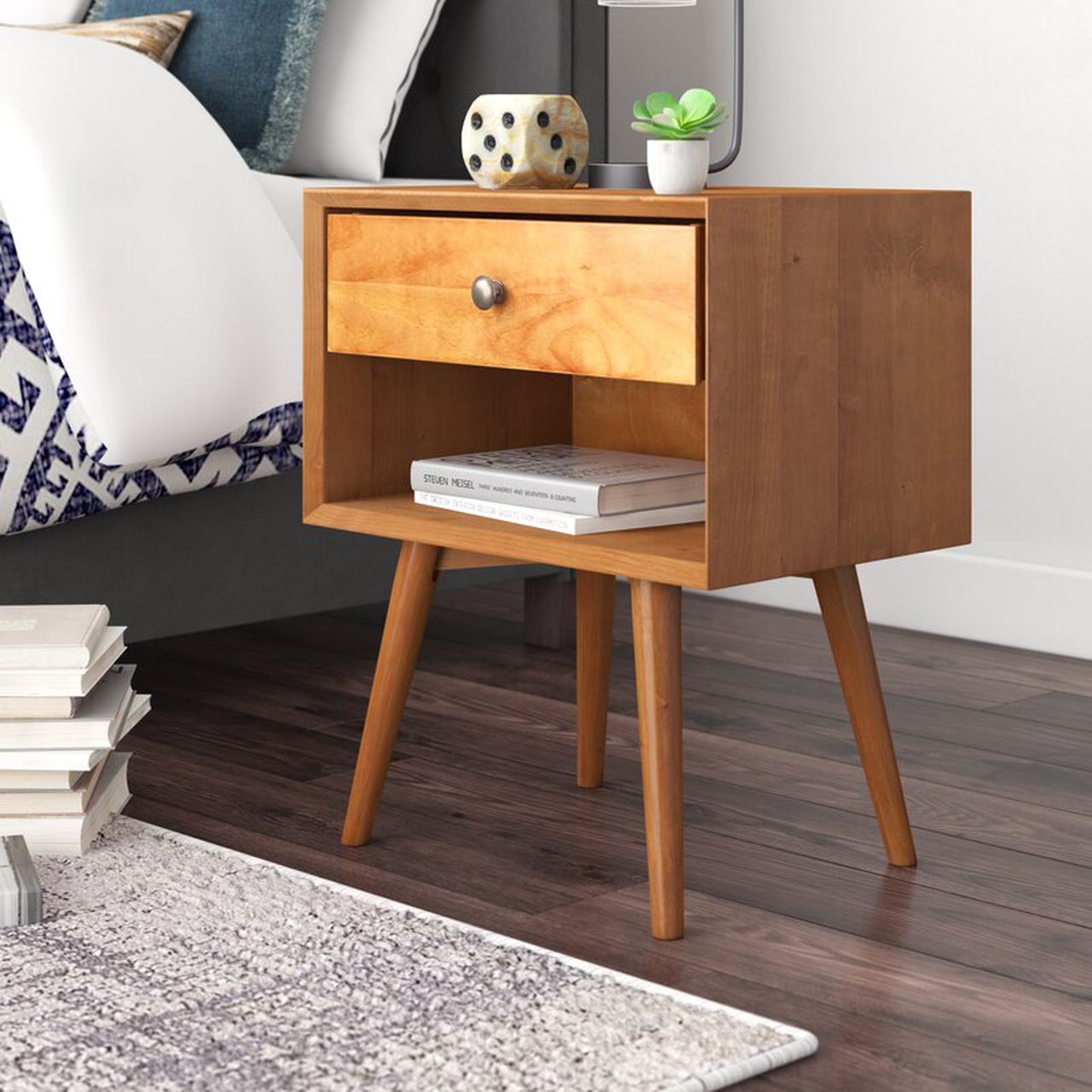 Gertz Solid Wood Nightstand