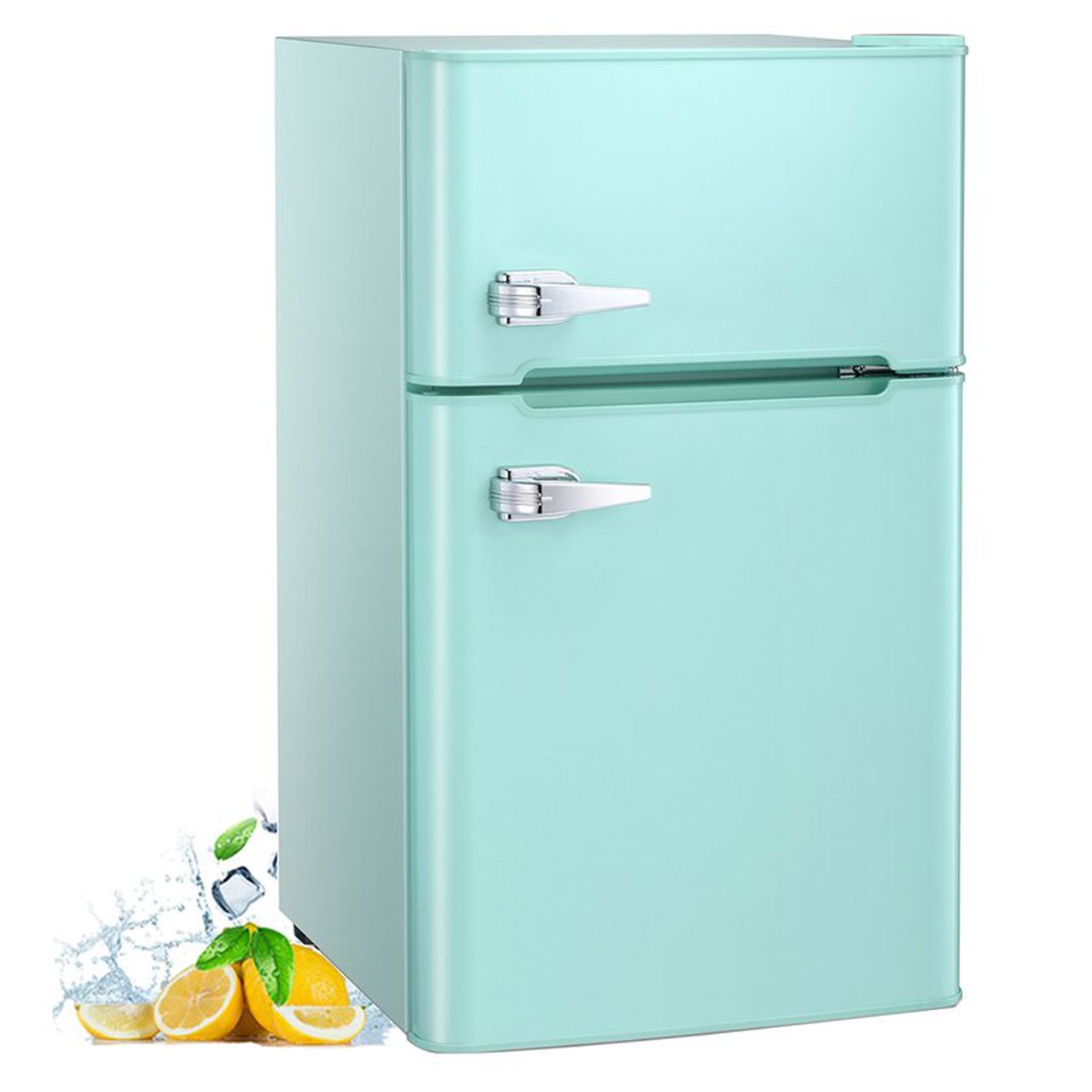 YUKOOL Mini Fridge with Freezer