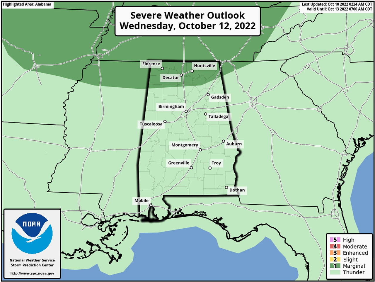 Wednesday severe weather outlook