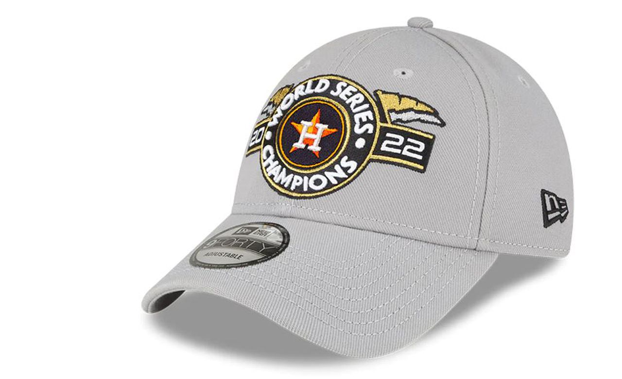 Astros New Era 2022 World Series Champions Locker Room 9FORTY Adjustable Hat