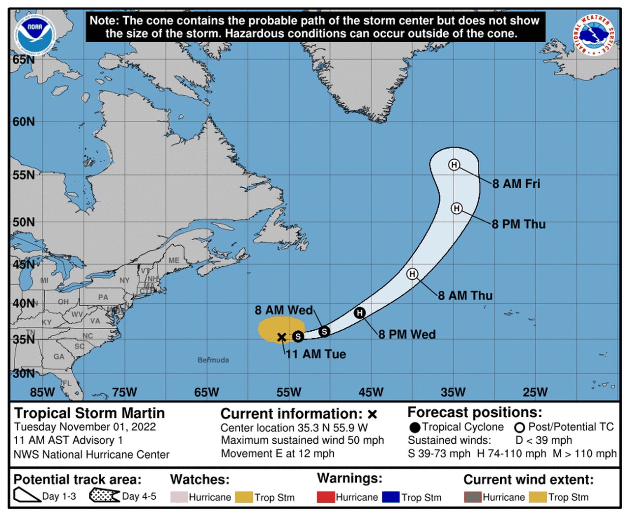 Hurricane forecasters tracking Lisa - and now Martin