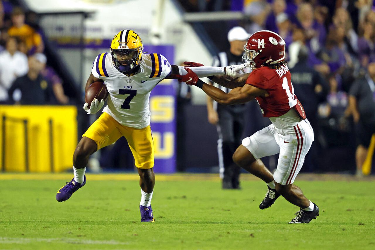 LSU’s Brian Kelly tears up, gets emotional after OT win over Alabama