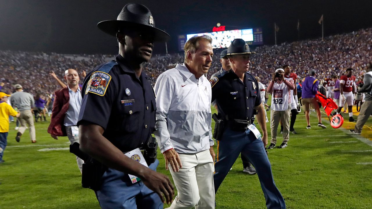 Saban after loss: ‘Sometimes we beat ourselves too much’