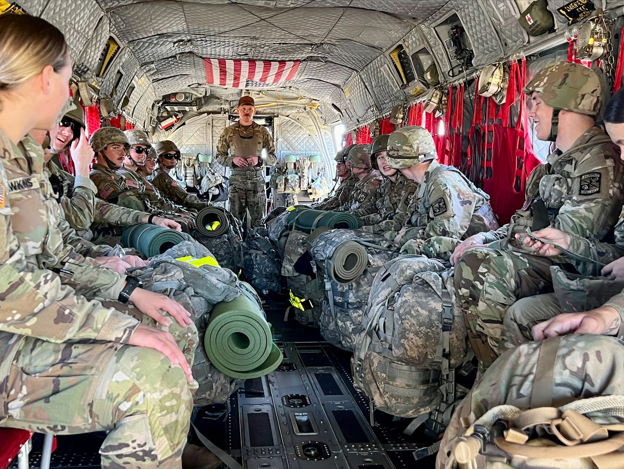 University of Alabama Army ROTC Chinook Helicopters