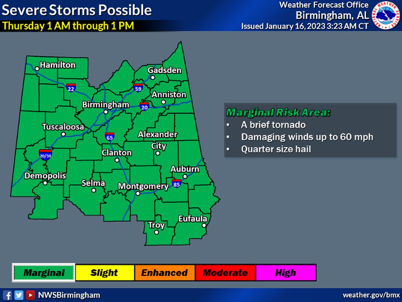 A few strong storms possible later this week