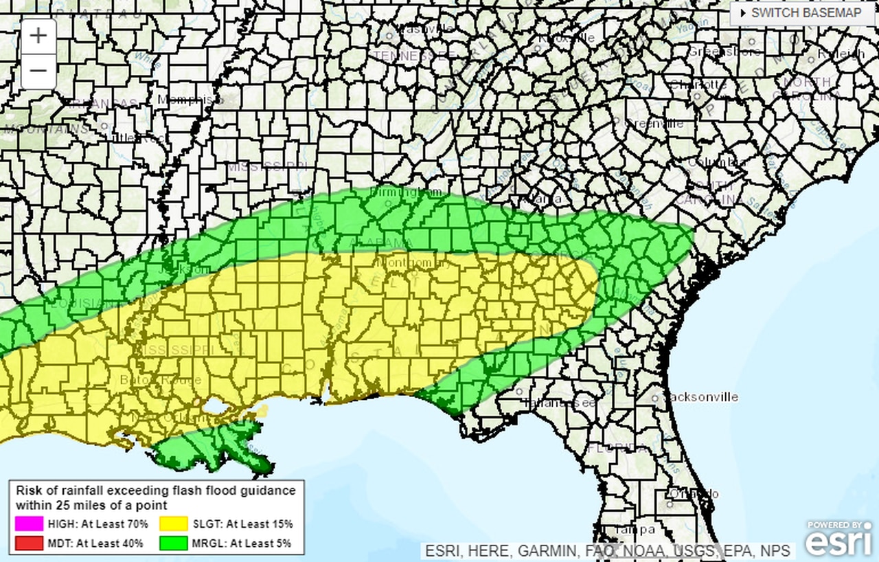 Excessive rainfall outlook