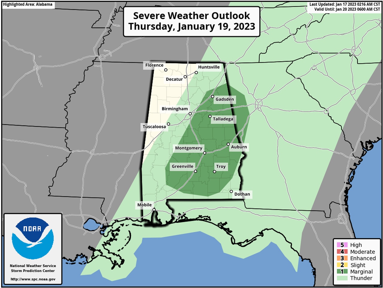 A few strong storms possible Wednesday and Thursday