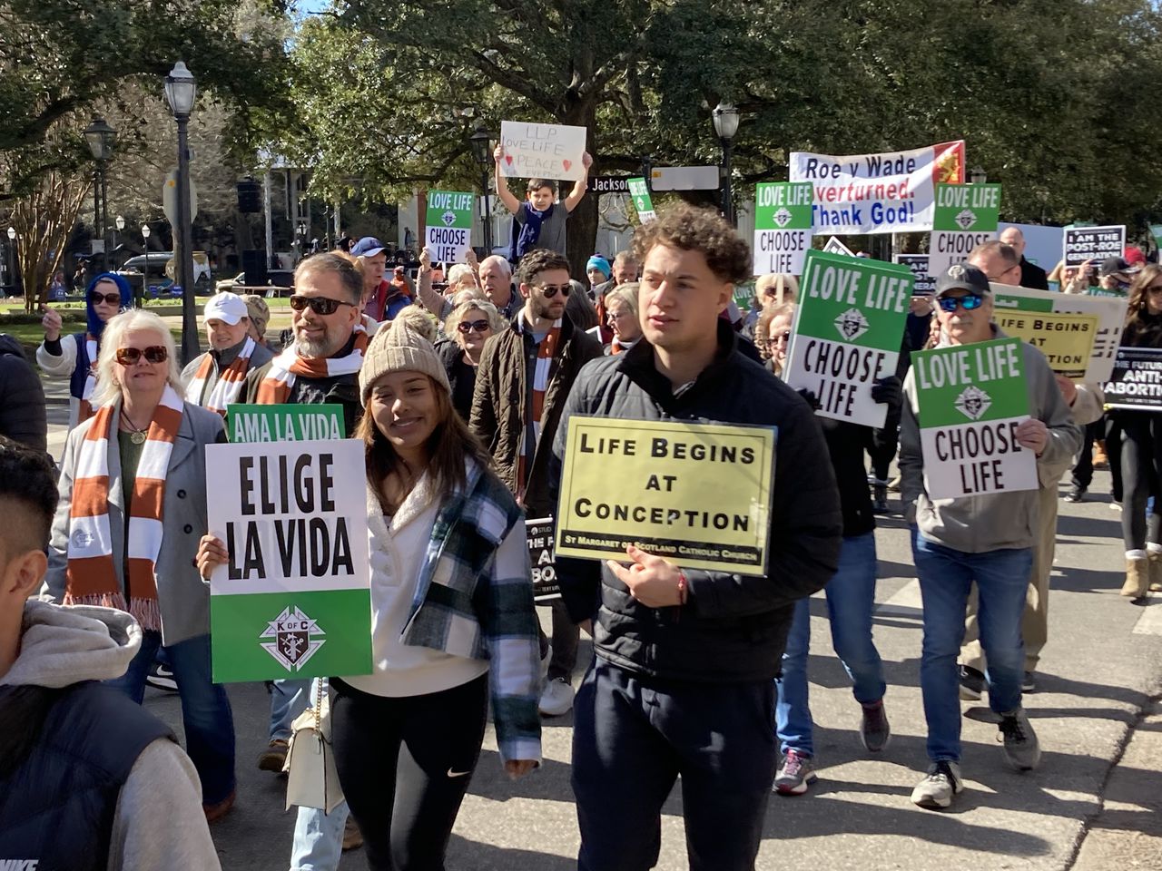 After Roe, March for Life advocates in Mobile take aim at abortion pills