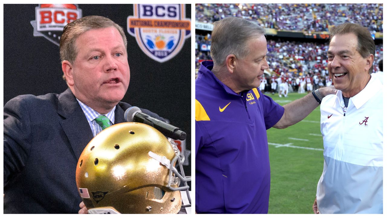 Brian Kelly then and now