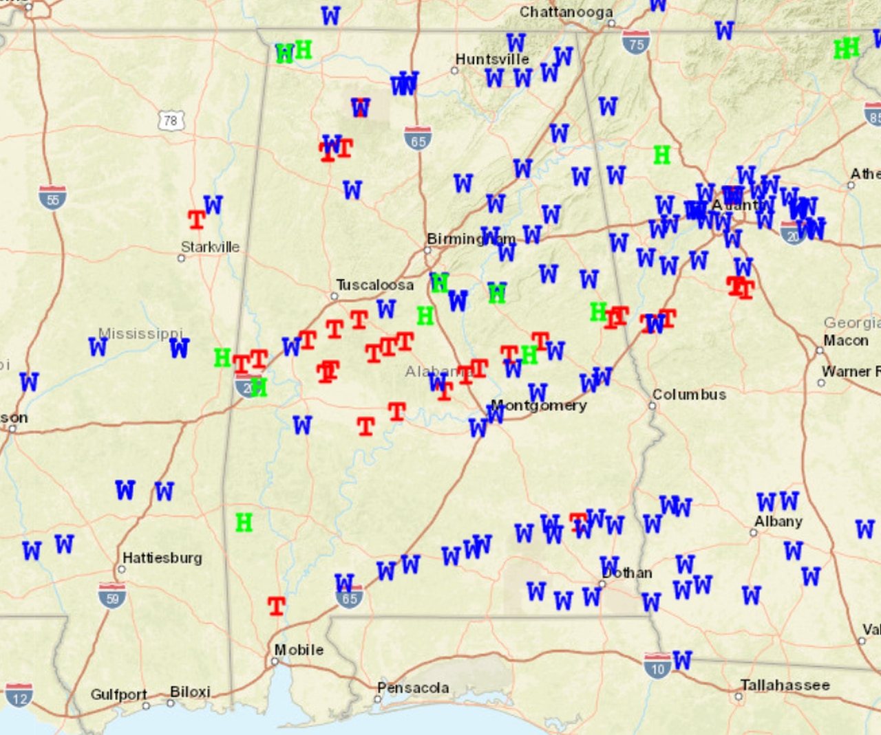 Alabama tornado count continues to rise after Thursday storms