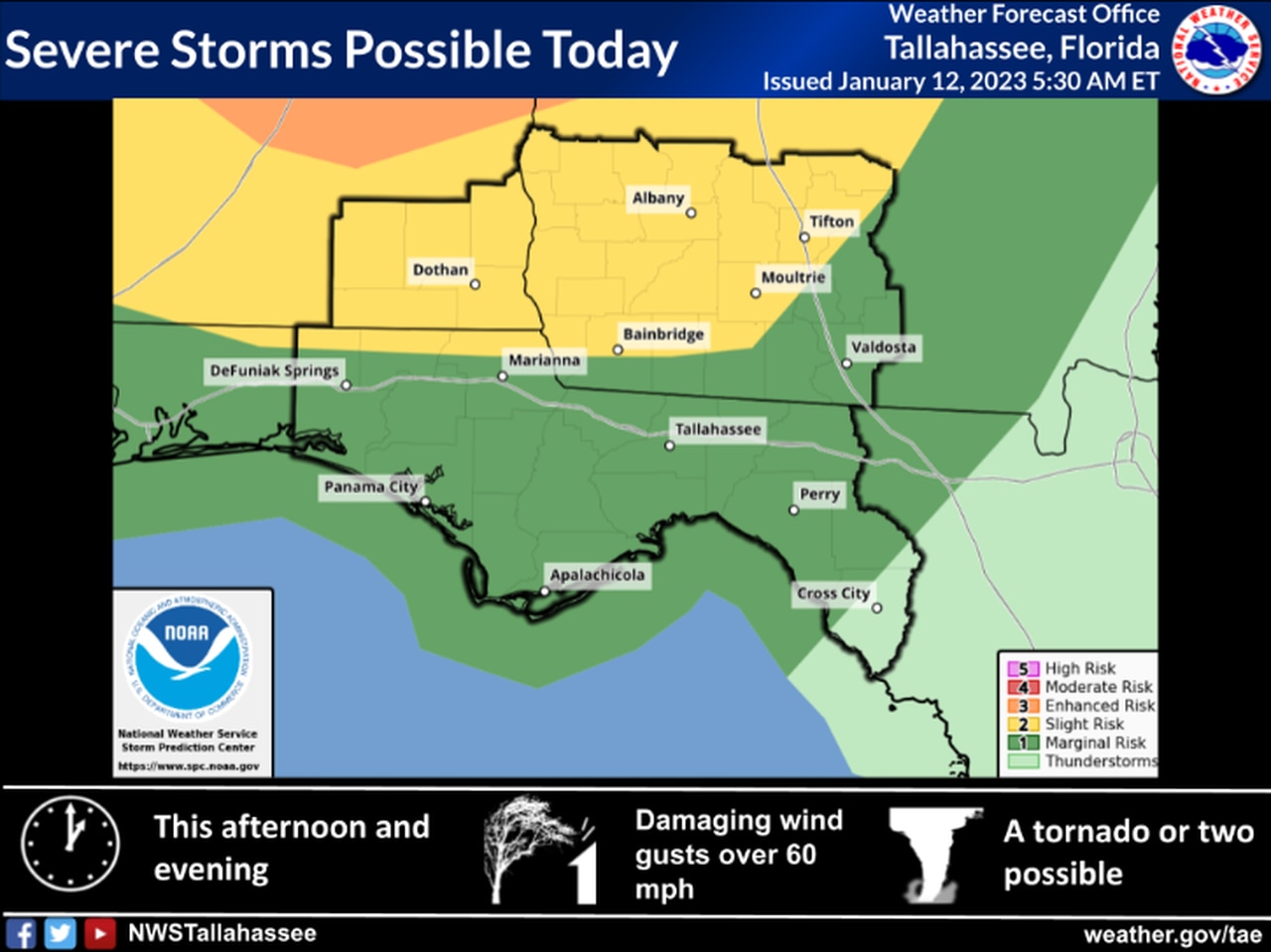 Southeast Alabama outlook