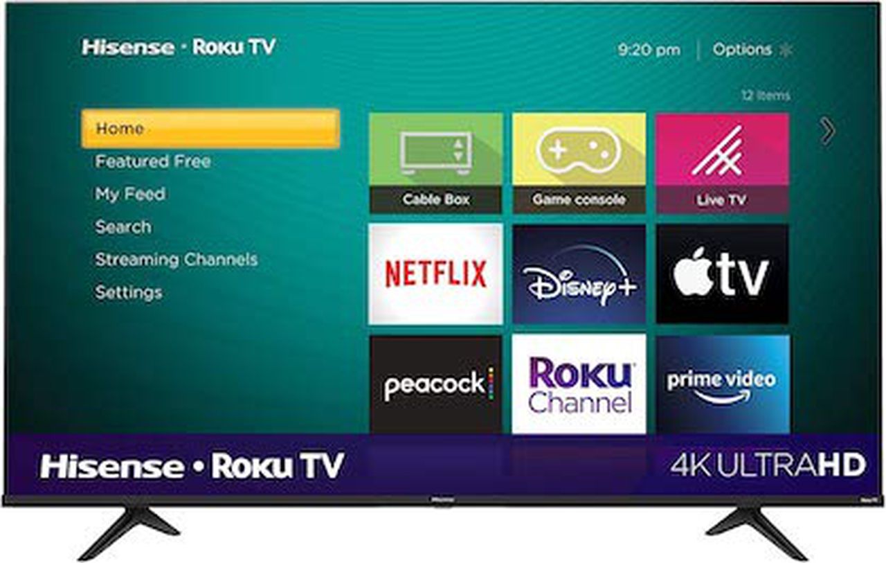 Hisense 50-Inch Class R6 Series Dolby Vision HDR 4K UHD Roku Smart TV with Alexa Compatibility