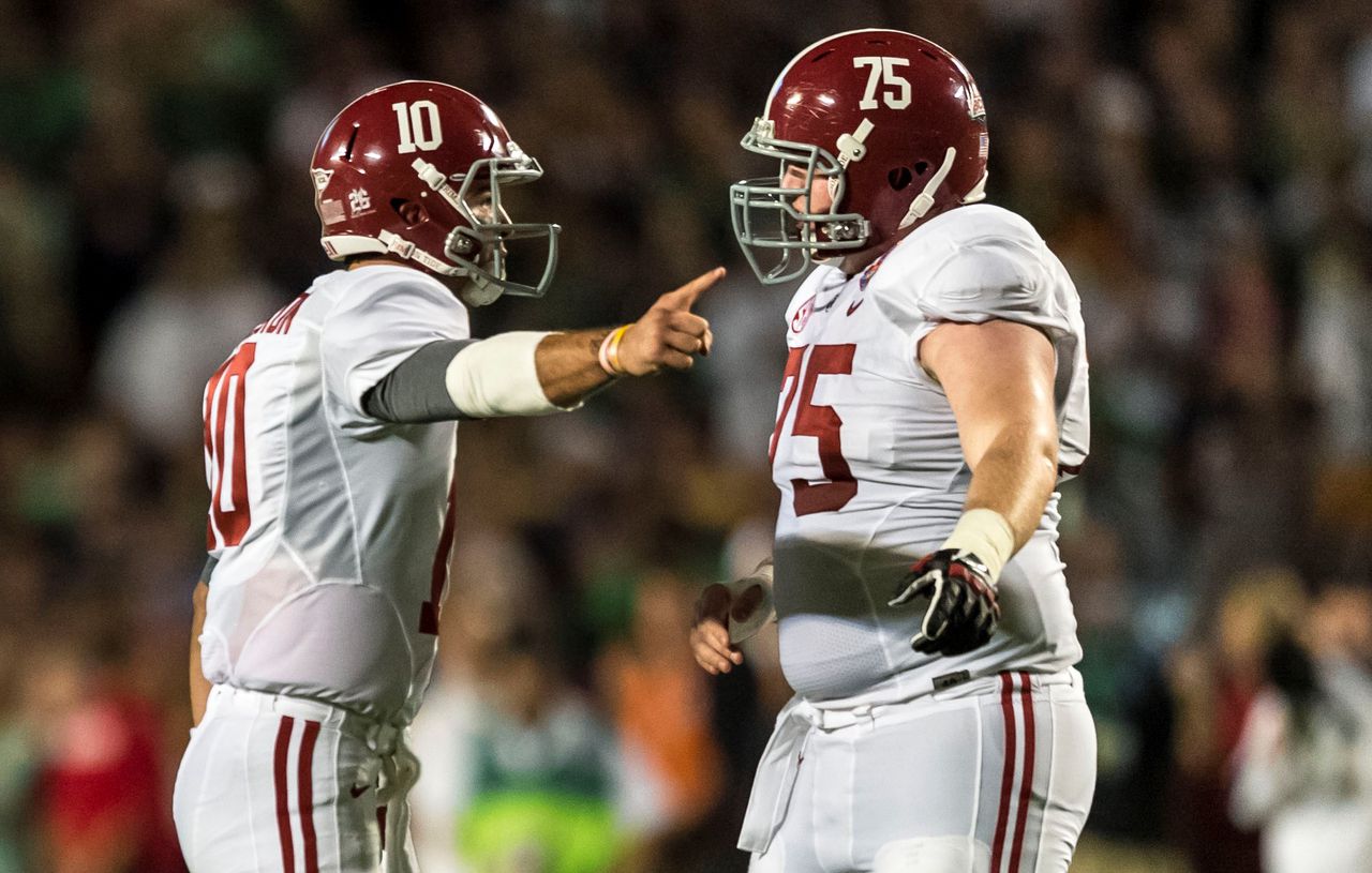 Barrett Jones on shoving A.J. McCarron in BCS title game 10 years ago: ‘It was not a big deal’