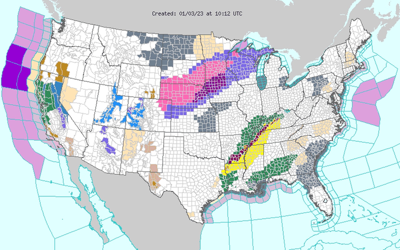 Enhanced risk for severe weather for Alabama on Tuesday