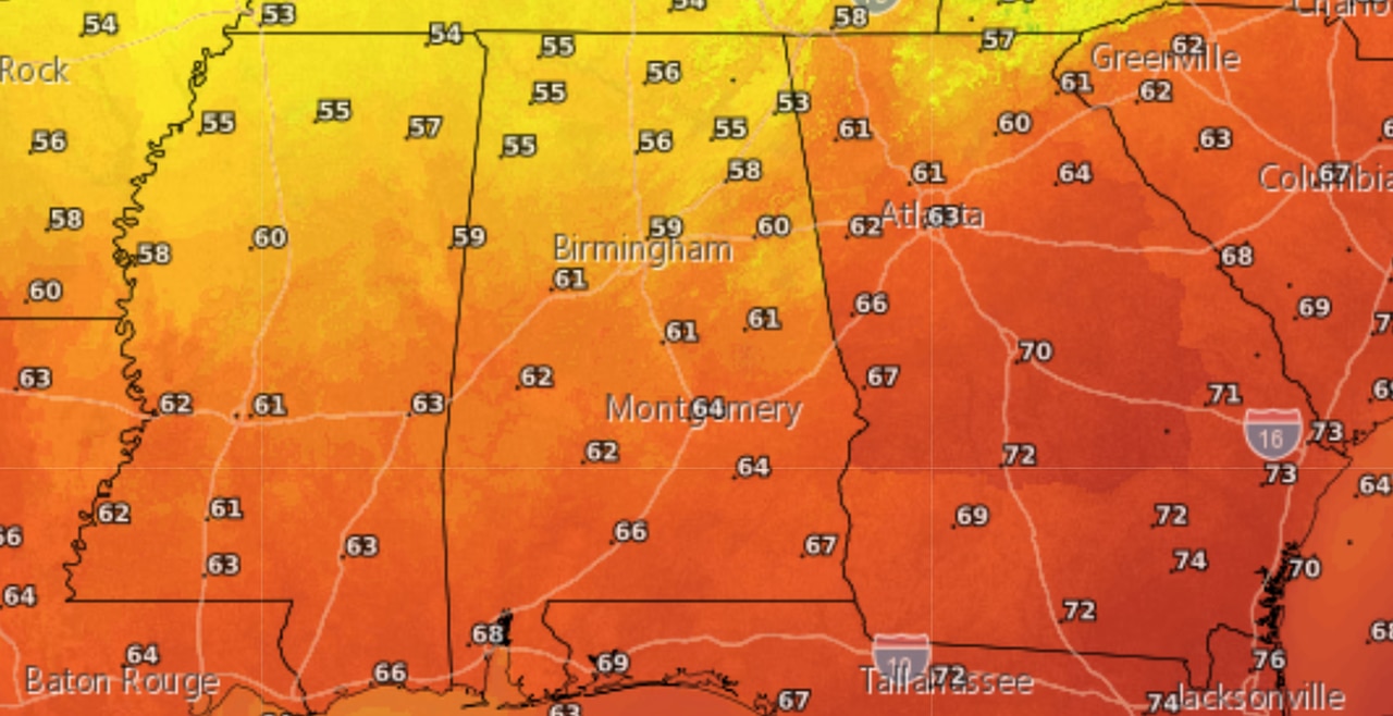 How many tornadoes hit Alabama on Tuesday?