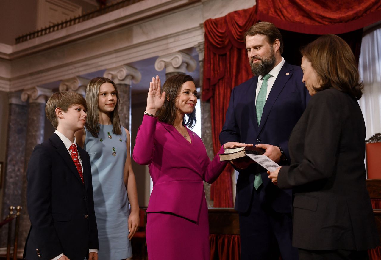 Katie Britt sworn in as Alabama’s newest U.S. Senator, with ‘day one’ plans