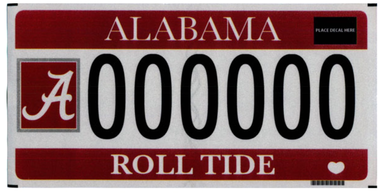 Master list of license plates too offensive for Alabama roads