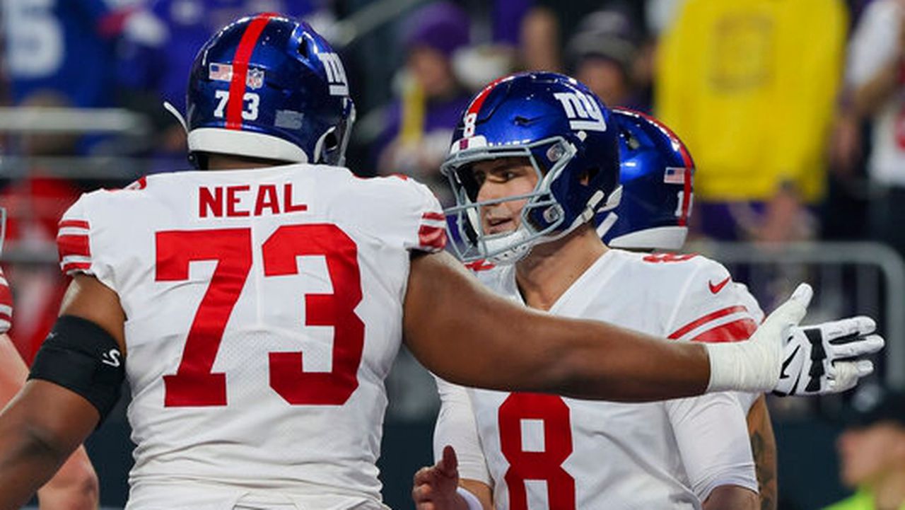 New York Giants’ Evan Neal glad to drop anchor in 2023