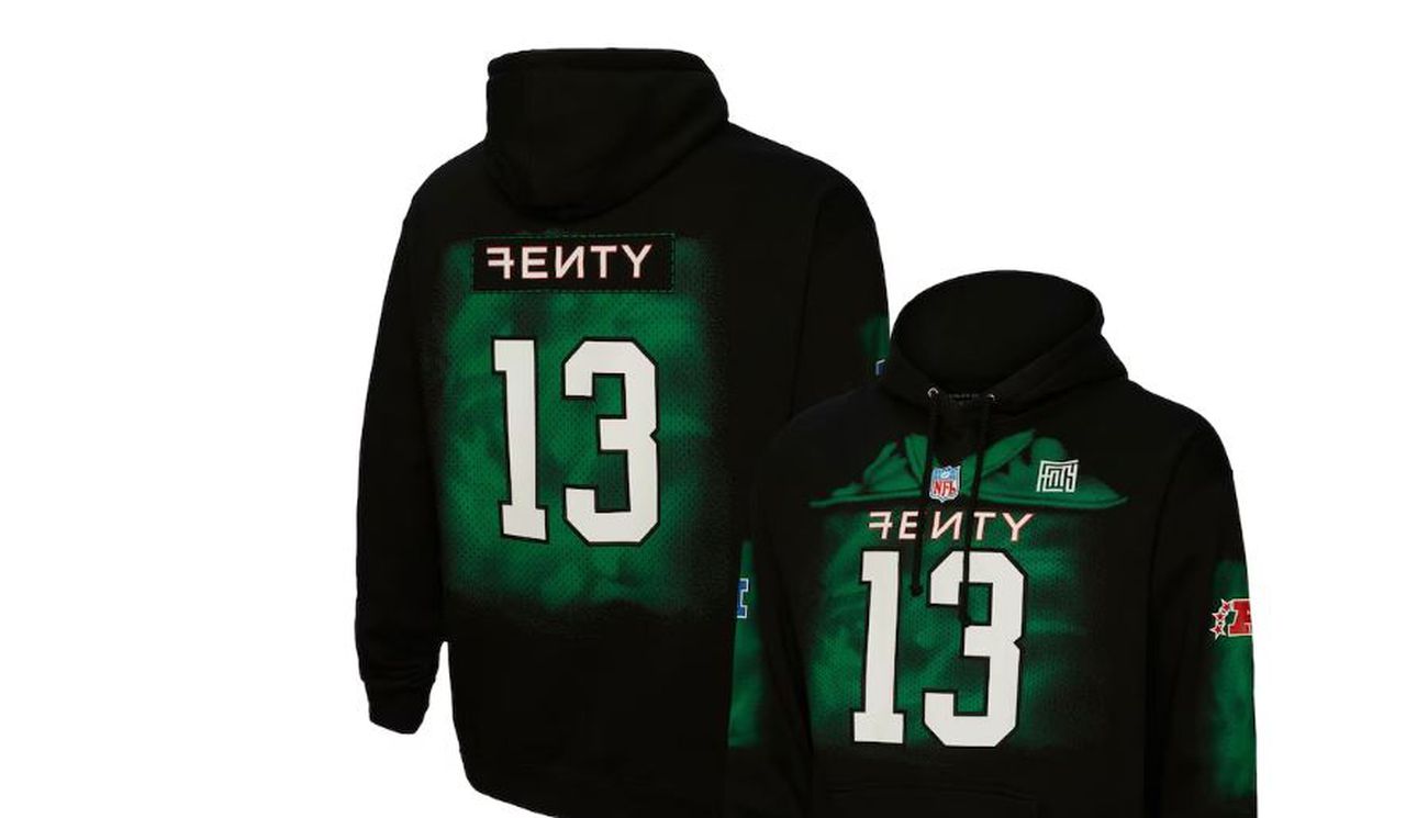 FENTY for Mitchell & Ness Unisex Super Bowl LVII Jersey Pullover Hoodie