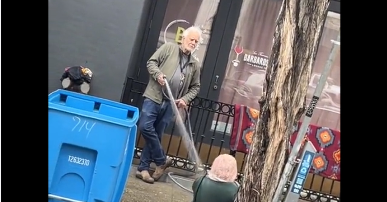 San Francisco art gallery owner who hosed down homeless woman says he would do it again