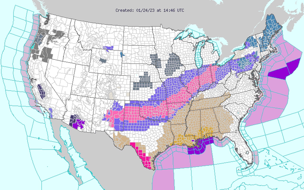 South Alabama faces rare ‘high wind warning'