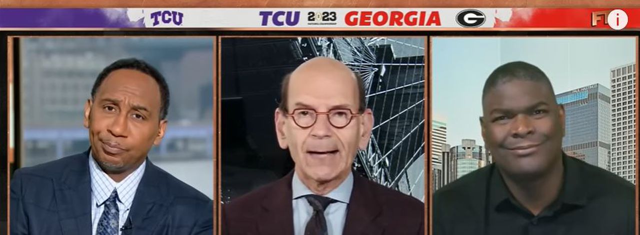 Stephen A. Smith, an Alabama supporter, shocked Finebaum declares Georgia ‘king of college football’