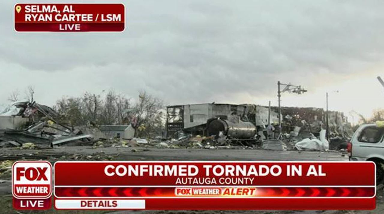 Storm chaser in Selma on what he’s seeing: Damage from possible tornado about ‘a mile wide’