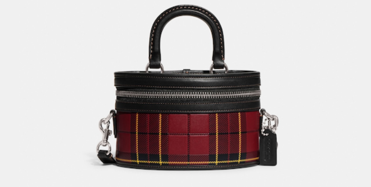 Trail Bag With Plaid Print