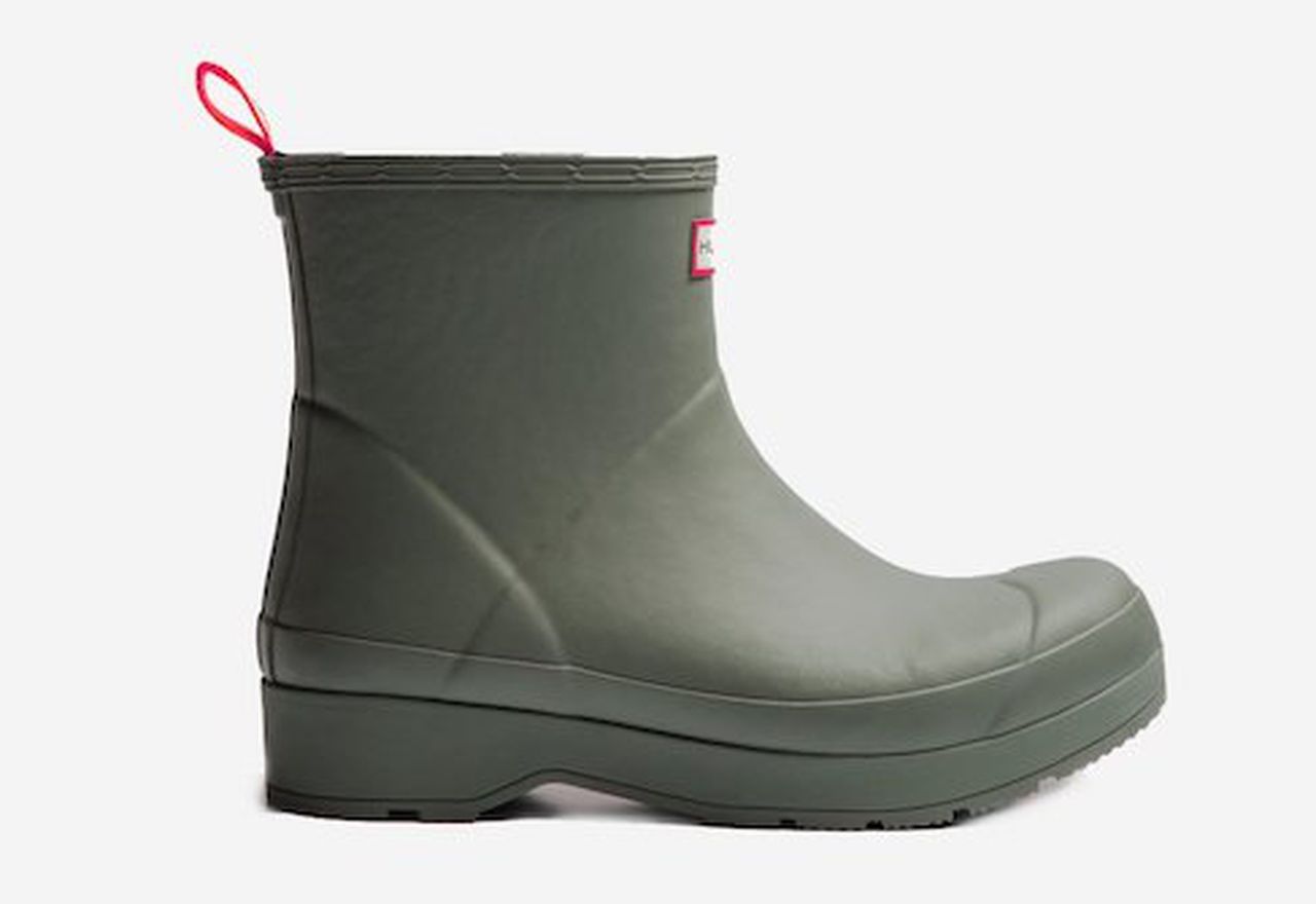 Men’s Play Vegan Shearling Insulated Short Rain Boots